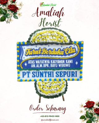 Papan Bunga Duka di Kota Sepang