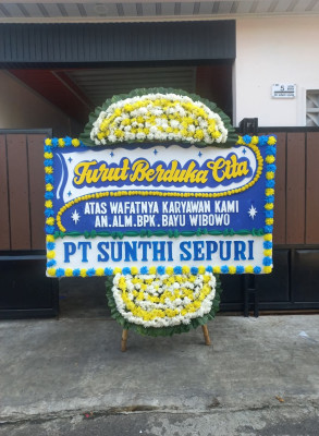 Papan Bunga Duka di Kota Sepang
