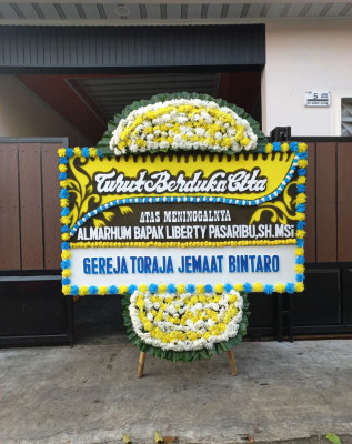 Papan Bunga Duka di Kota Sepang