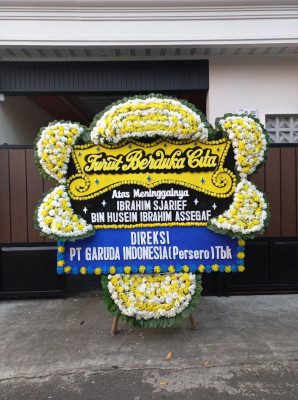 Papan Bunga Duka di Kota Sepang